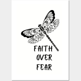 Faith over fear Posters and Art